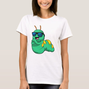 T-shirt Caterpillar avec lunettes de soleil