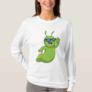 T-shirt Caterpillar avec lunettes de soleil