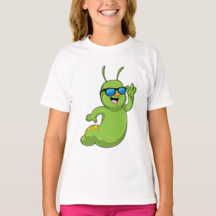 T-shirt Caterpillar avec lunettes de soleil