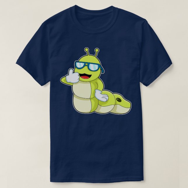 T-shirt Caterpillar avec verres (Design devant)