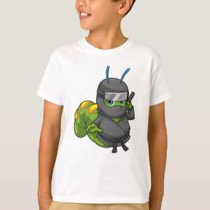 T-shirt Caterpillar comme Ninja avec épée