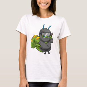 T-shirt Caterpillar comme Ninja avec épée