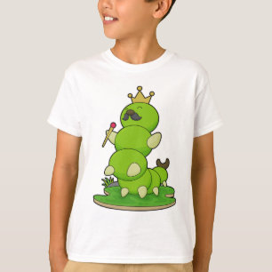 T-shirt Caterpillar en roi avec Couronne