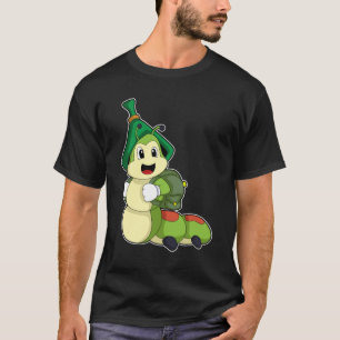 T-shirt Caterpillar en tant qu'étudiant avec sac à dos