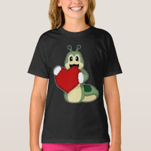 T-shirt Caterpillar Heart