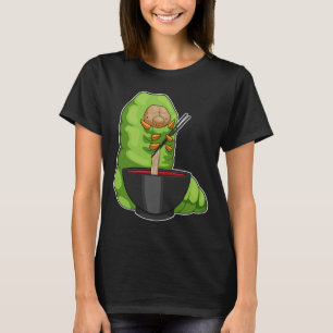 T-shirt Caterpillar Ramen Bowl
