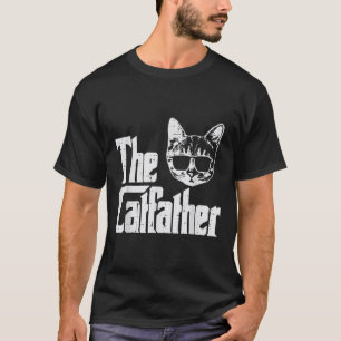 T-shirt Catfather Funny Chat Papa Fête des pères Movie Pun