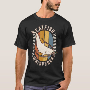 T-shirt Catfish Whisperer Vintage Classic Retro Animal Lov