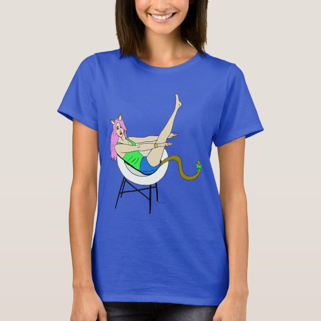 T-shirt catgirl (Devant)