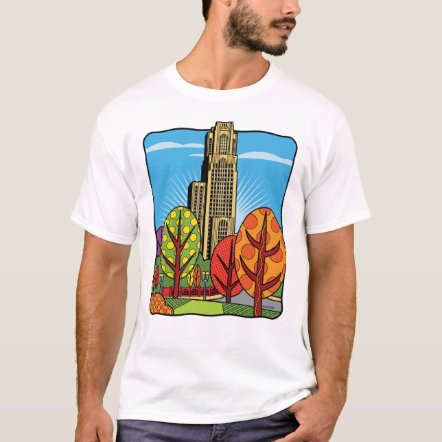 T-shirt Cathédrale d'Apprentissage de Pittsburgh (Devant)