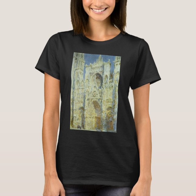 T-shirt Cathédrale de Rouen Façade Ouest Lumière du soleil (Devant)