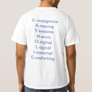 T-shirt Catholique (impression arrière uniquement)