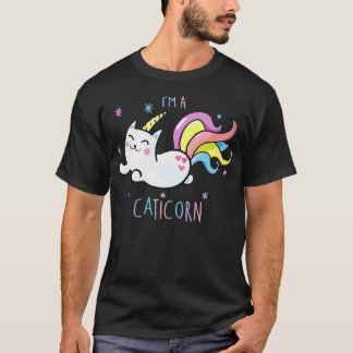 T-shirt Caticorn Meowgical Rainbow  Cat Kittycorn