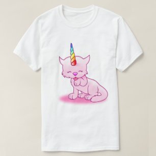 T-SHIRT CATICORN RAINBOW CAT UNICORN