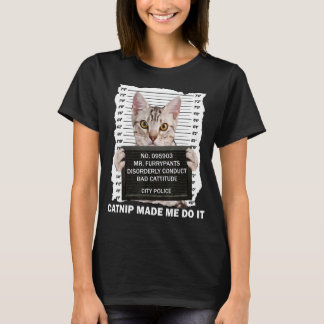 T-shirt Catnip M'A Fait Le Faire Drôle Pour L'Amoureux des