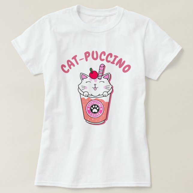 T-shirt Catpuccino (Design devant)