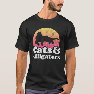 T-shirt Cats and Alligators Alligator for Men Women Boys o