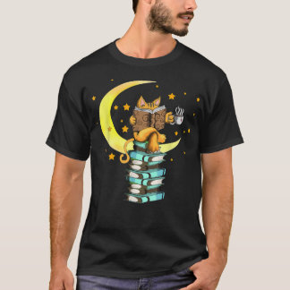 T-shirt Cats Café Lecture Kat Livres Lire Stubenter Kitte