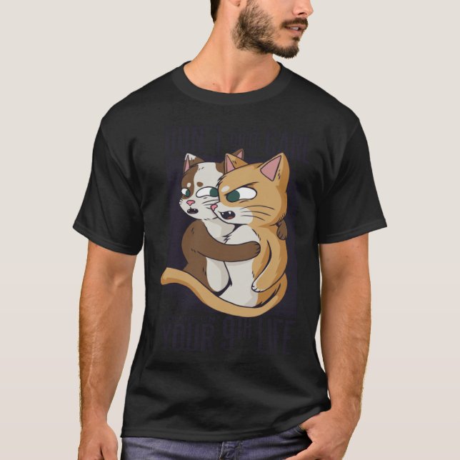 T-shirt Cats Have 9 Life Kitten Cats (Devant)