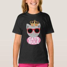 CATS RÈGLE Chat avec Couronne et lunettes de solei