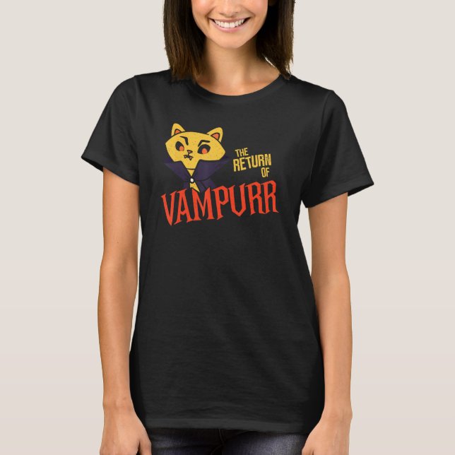 T-shirt Cats vampire  Vampurr (Devant)