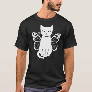 T-shirt Cats With Butterflies Cute Cats Cat I Cute Cat