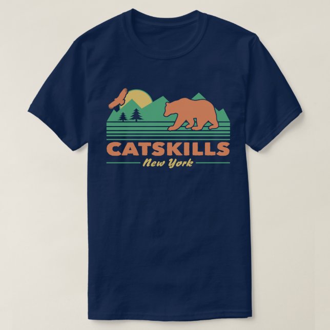 T-shirt CatSkills New York (Design devant)
