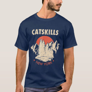T-shirt CatSkills New York NY Randonnées Mountains