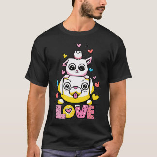 T-shirt Catsoki Valentine Amour spécial