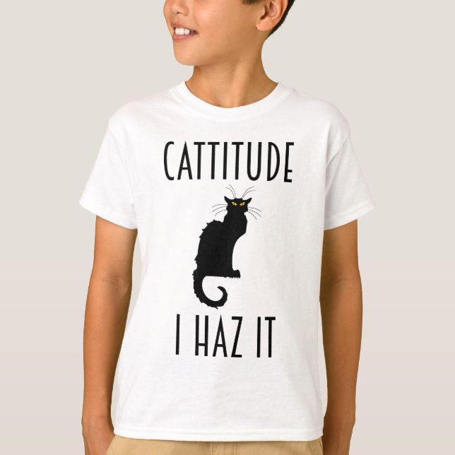T-shirt Cattitude - Je l'ai lu (Devant)