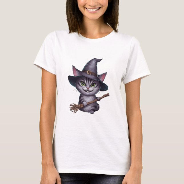 T-shirt catwifhat sticker (Devant)