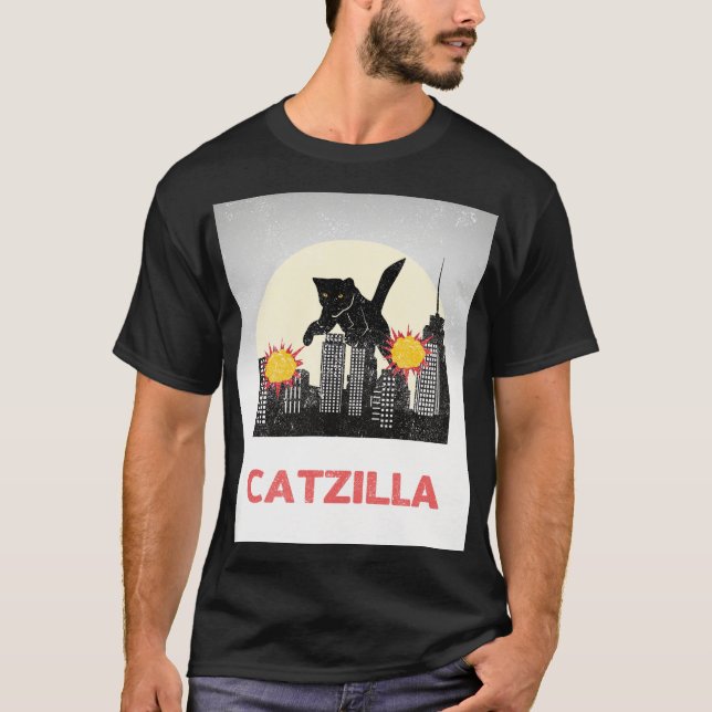 T-SHIRT CATZILLA (Devant)