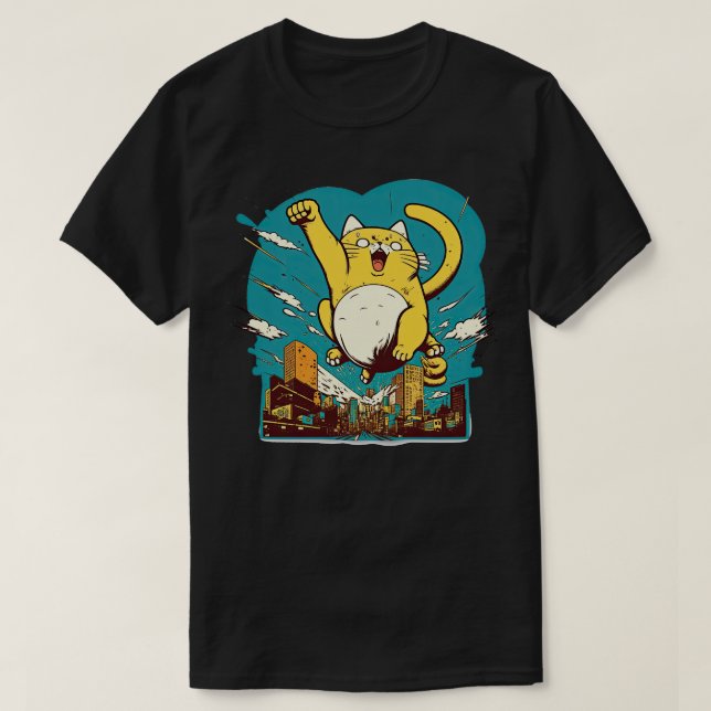 T-shirt Catzilla (Design devant)