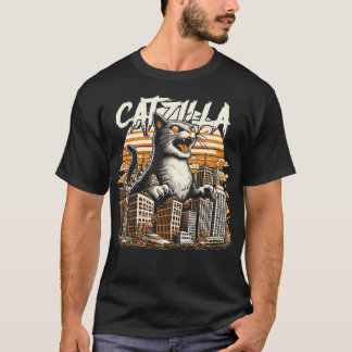 T-shirt Catzilla King des monstres