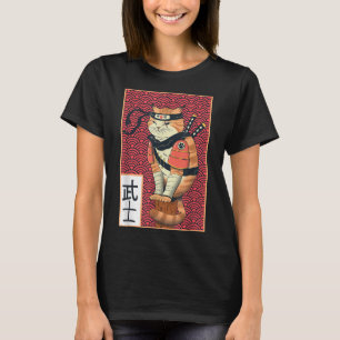 T-shirt Catzilla vintage Ancien Chat Japonais Anime Art Ni