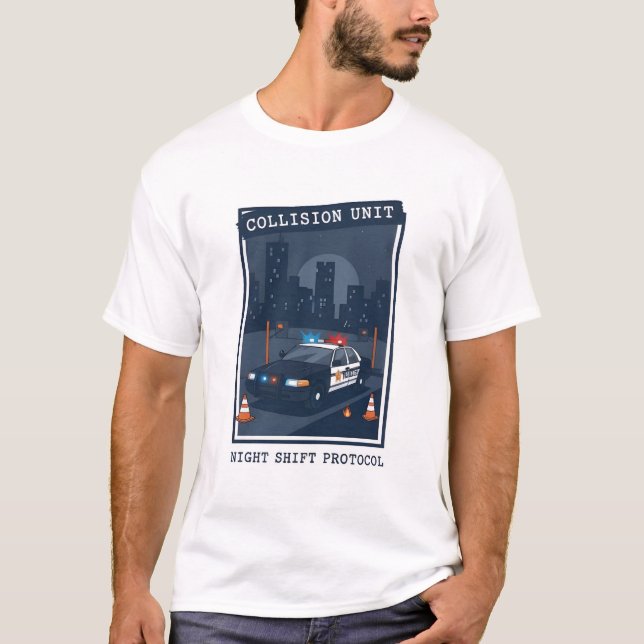 T-shirt Caucasian Collision Unit Field Operator (Devant)