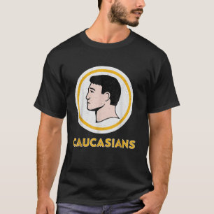 T-shirt Caucasiens Drôle Vintages Caucasiens Fierté
