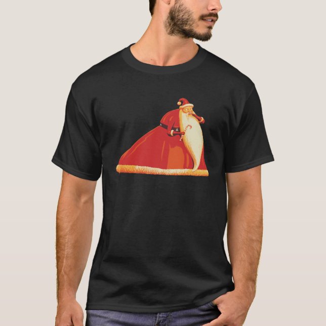 T-shirt Cauchemar avant Noël Père Noël (Devant)