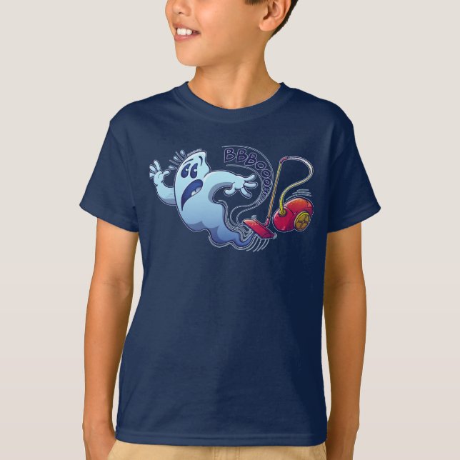 T-shirt Cauchemar d'aspirateur de fantôme (Devant)