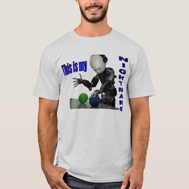 T-shirt Cauchemar de robot (Devant)