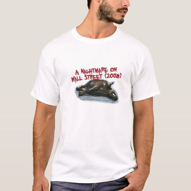 T-shirt Cauchemar de Wall Street (Devant)