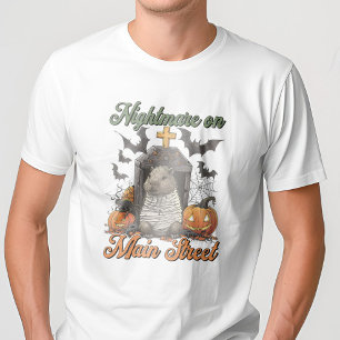 T-shirt Cauchemar sur Main Capybara Halloween Funny T-Shir