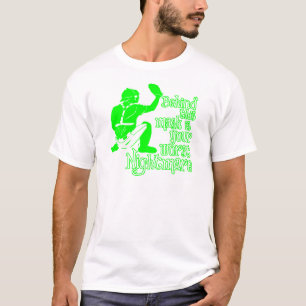 T-shirt Cauchemar, vert de néon