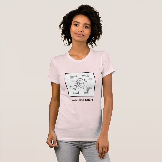 T-shirt Cause et effet (Devant entier)