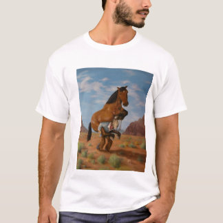 T-shirt Cavalier approximatif