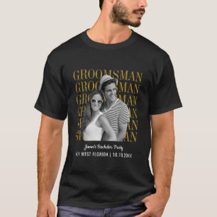 T-shirt Cavalier de Mariage Photo Vintage Enterrement de G