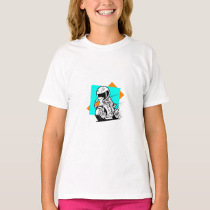 T-shirt Cavalier de moto rapide pour enfants