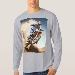 T-shirt Cavalier de Motocross