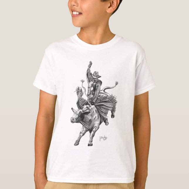 T-shirt Cavalier de Taureau (Devant)