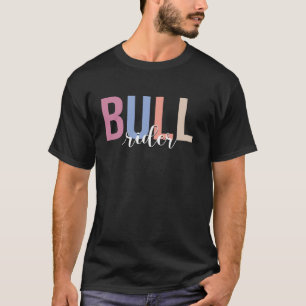 T-shirt Cavalier de taureau Rodéo de taureau Cow-boy